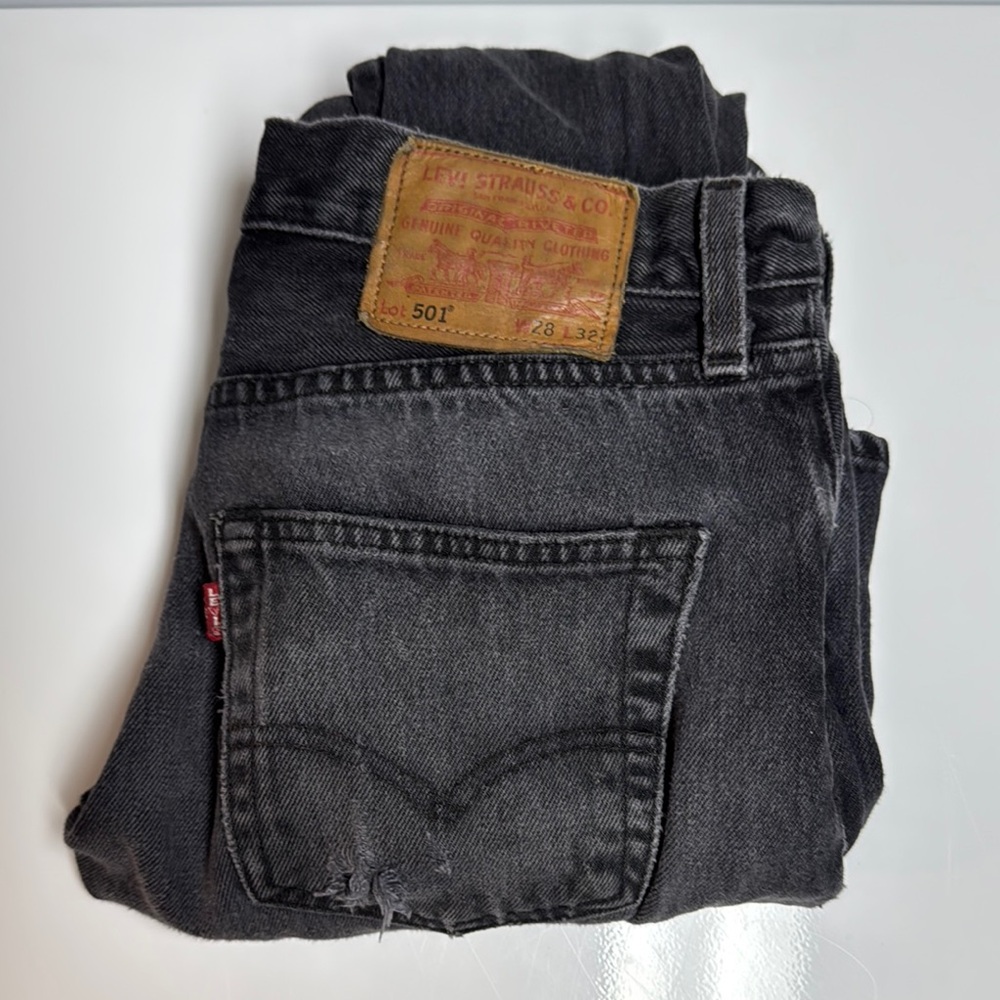 Levi's Black 501 Jeans Vintage